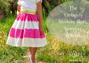 vintagely modern skirt summer